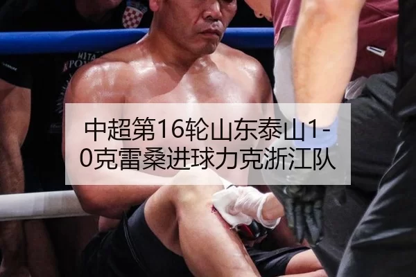 中超第16轮山东泰山1-0克雷桑进球力克浙江队